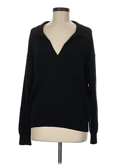 Pre-owned Wilfred Wool Pullover Sweater In Black
