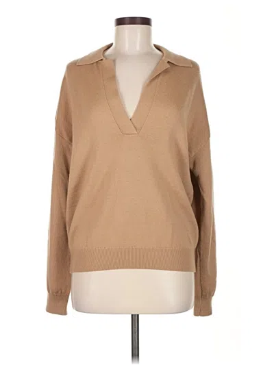 Pre-owned Wilfred Wool Pullover Sweater In Brown