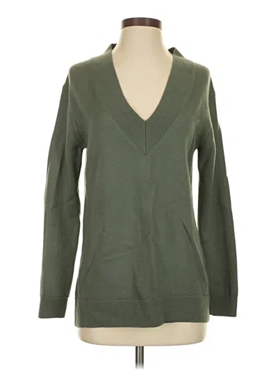 Pre-owned Wilfred Wool Pullover Sweater In Green