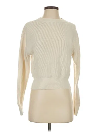 Pre-owned Wilfred Wool Pullover Sweater In Ivory