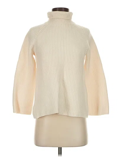 Pre-owned Wilfred Wool Pullover Sweater In Ivory