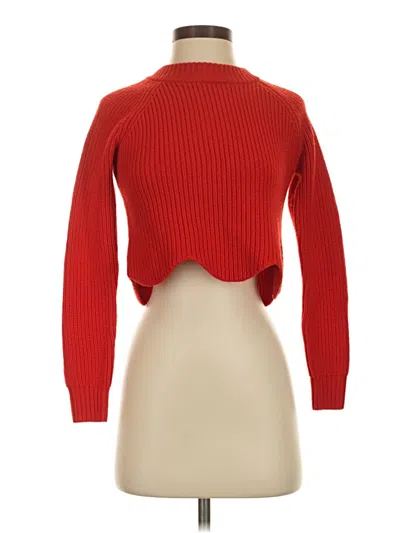 Pre-owned Wilfred Wool Pullover Sweater In Red