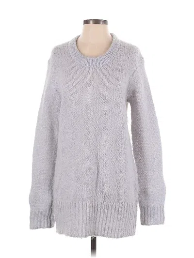 Pre-owned Wilfred Wool Pullover Sweater In Silver
