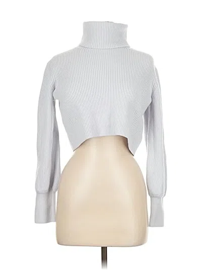 Pre-owned Wilfred Wool Pullover Sweater In Silver