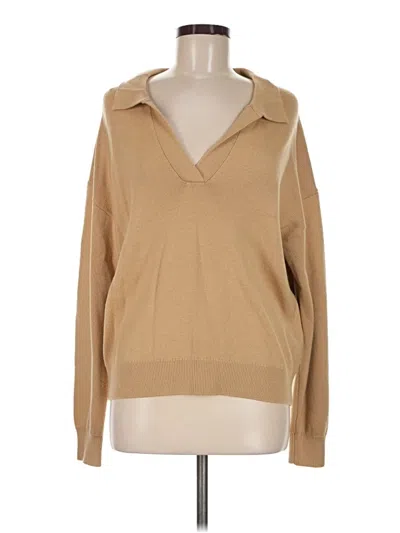 Pre-owned Wilfred Wool Pullover Sweater In Tan