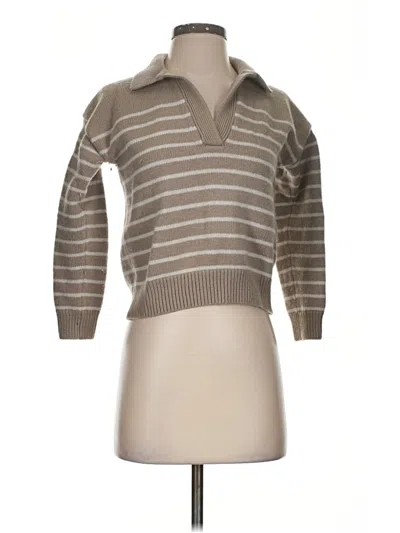 Pre-owned Wilfred Wool Pullover Sweater In Tan