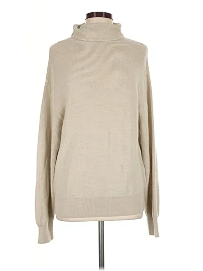 Pre-owned Wilfred Wool Pullover Sweater In Tan