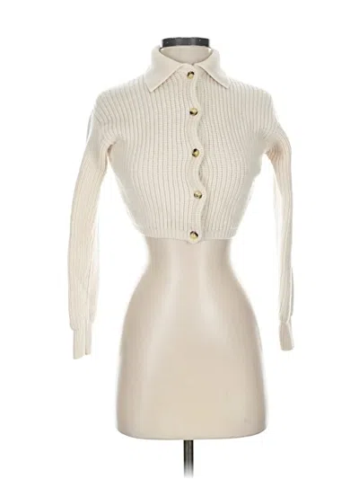 Pre-owned Wilfred Wool Pullover Sweater In White