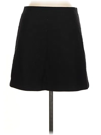 Pre-owned Wilfred Wool Skirt In Black