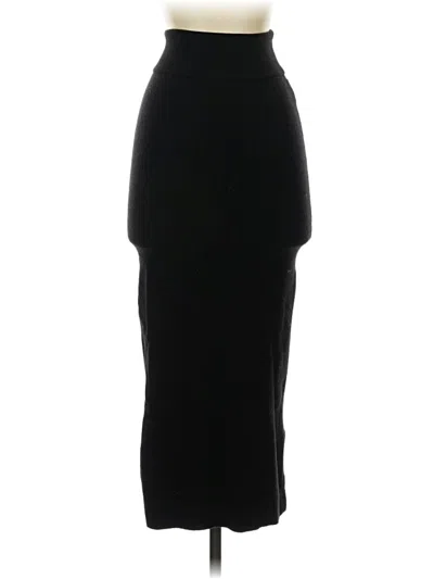 Pre-owned Wilfred Wool Skirt In Black