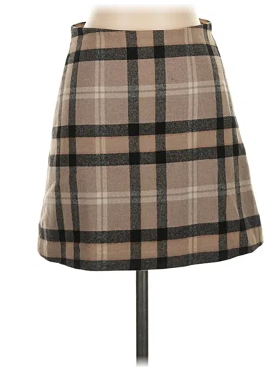 Pre-owned Wilfred Wool Skirt In Brown