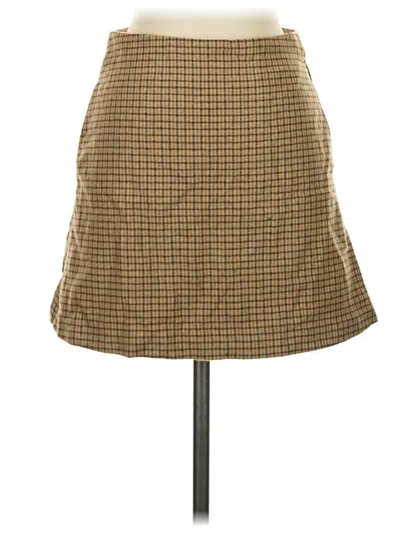 Pre-owned Wilfred Wool Skirt In Brown