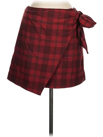 Pre-owned Wilfred Wool Skirt In Red