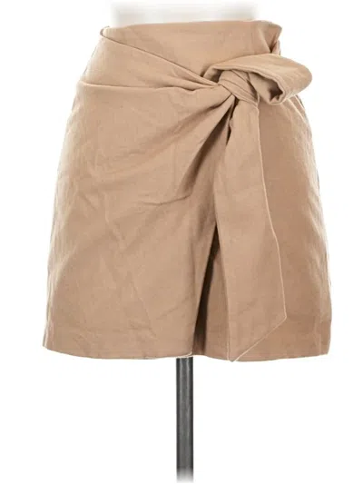 Pre-owned Wilfred Wool Skirt In Tan