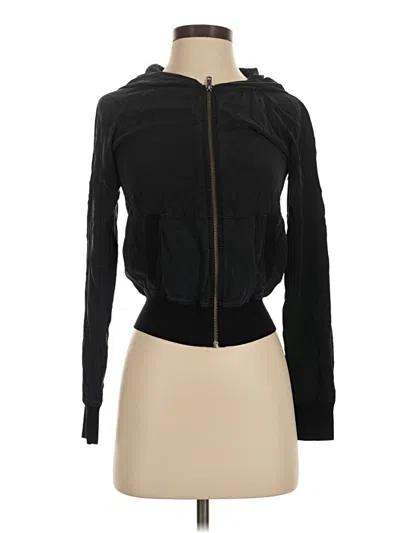 Pre-owned Wilfred Zip Up Hoodie In Black