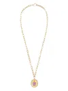 Wilhelmina Garcia Turtle Pendant Necklace In Gold
