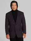 Wilke-rodriguez Big & Tall Men's Modern Fit Check Sport Coat In Black