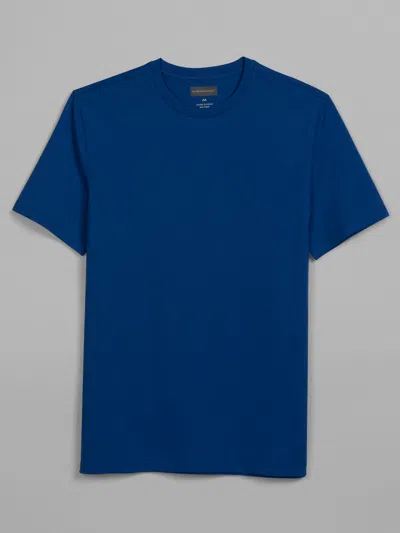 Wilke-rodriguez Big & Tall Men's Modern Fit Cotton Blend Crewneck Tee In Blue