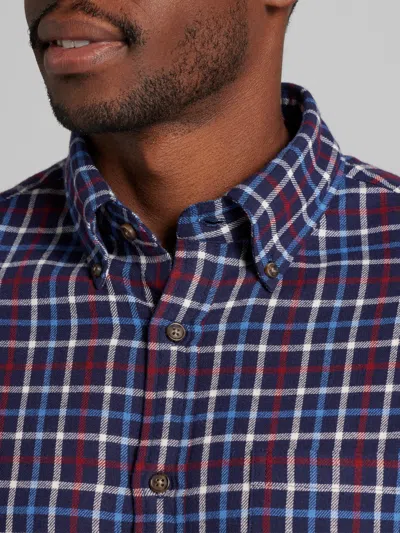Wilke-rodriguez Big & Tall Men's Modern Fit Flannel Button Up Shirt