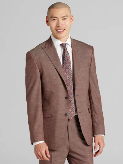 Wilke-rodriguez Modern Fit Herringbone Suit In Brown
