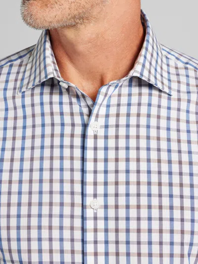 Wilke-rodriguez Big & Tall Men's Modern Fit Plaid Button Up Shirt In Multi