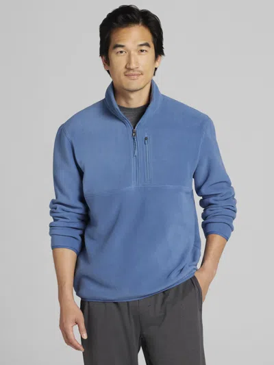 Wilke-rodriguez Quarter Zip Fleece Pullover In Blue