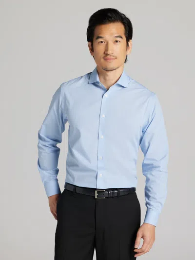 Wilke-rodriguez Big & Tall Men's Slim Fit Dress Shirt In Blue