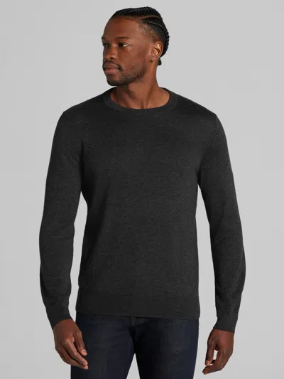 Wilke-rodriguez Marled Jersey Crewneck Sweater In Black