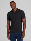 Wilke-rodriguez Modern Fit Pique Knit Polo In Black