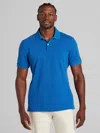 Wilke-rodriguez Modern Fit Pique Knit Polo In Blue