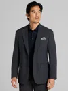 Wilke-rodriguez Modern Fit Plaid Sport Coat In Gray