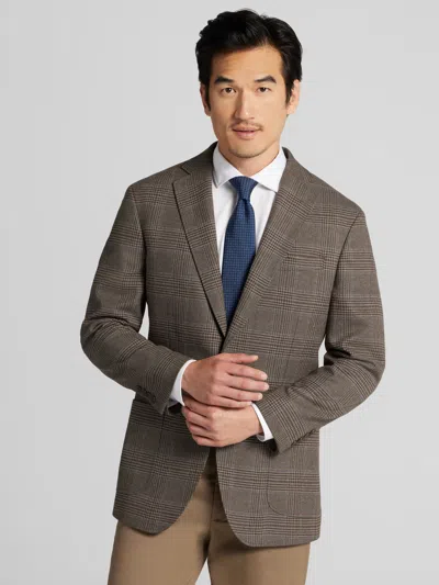 Wilke-rodriguez Modern Fit Plaid Sport Coat In Brown