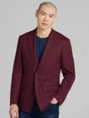Wilke-rodriguez Modern Fit Sport Coat Burgundy - Size: 36 Short In Burgundy
