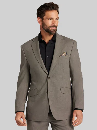 Wilke-rodriguez Big & Tall Men's Modern Fit Suit In Brown