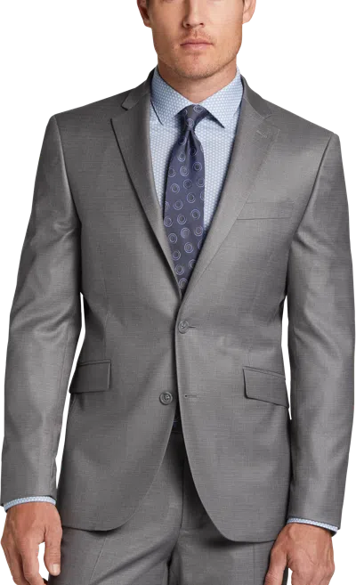 Wilke-rodriguez Big & Tall Men's Slim Fit Suit Jacket In Gray