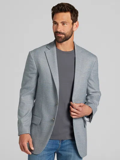 Wilke-rodriguez Big & Tall Men's Modern Fit Check Sport Coat In Blue