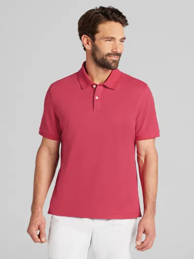 Wilke-rodriguez Modern Fit Pique Knit Polo In Red