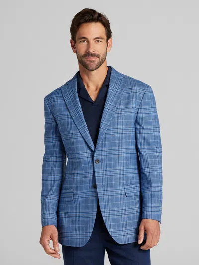 Wilke-rodriguez Modern Fit Plaid Sport Coat In Blue