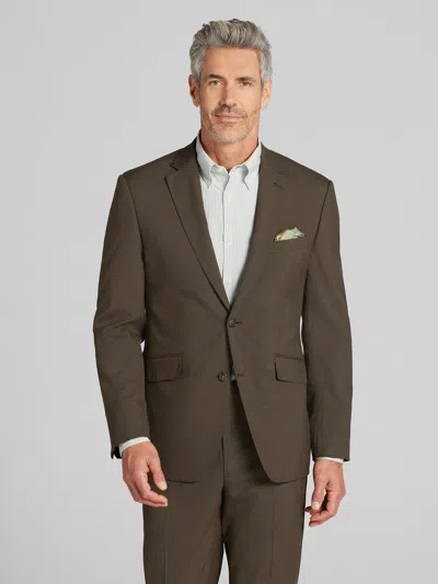 Wilke-rodriguez Modern Fit Suit In Brown