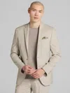 Wilke-rodriguez Slim Fit Solid Suit In Brown