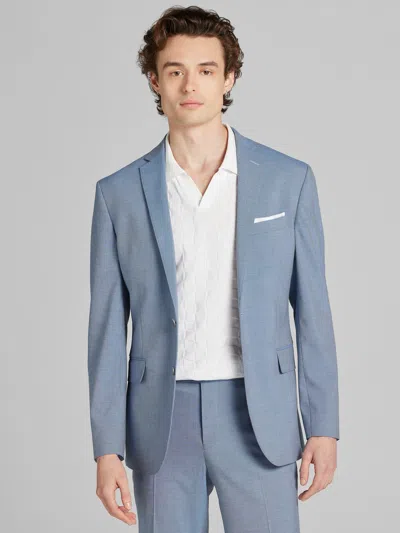 Wilke-rodriguez Slim Fit Tic Suit In Blue