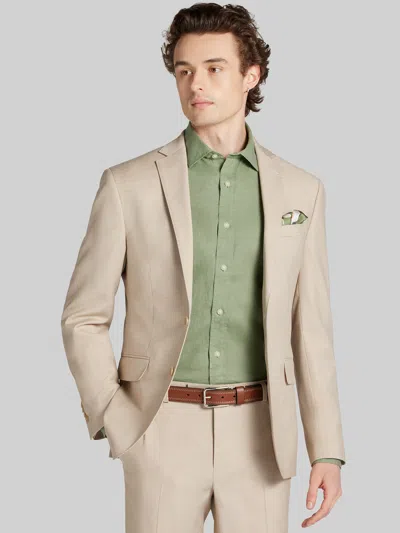 Wilke-rodriguez Slim Fit Tic Suit In Neutral