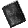 Will Leather Goods Classic Leather Trifold Wallet In Black