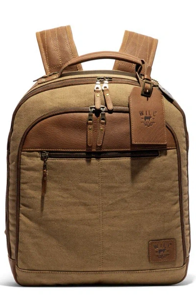 Will Leather Goods Commuter Backpack In Tobacco/ Cognac