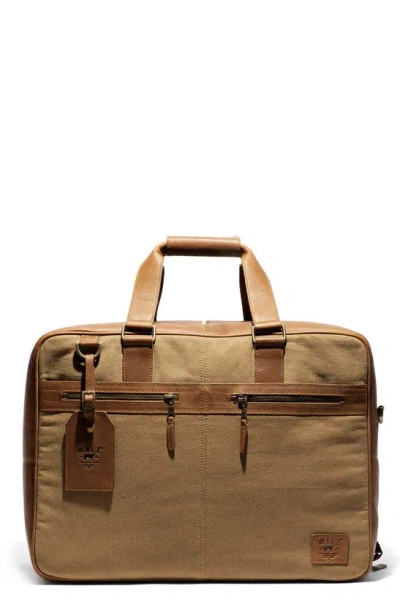 Will Leather Goods Commuter Carry-on Duffle In Tobacco/ Cognac