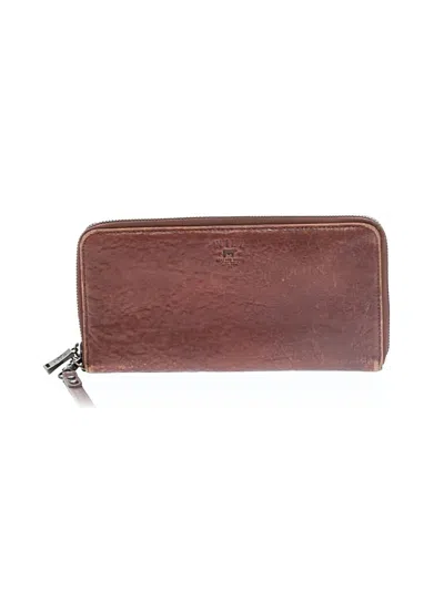 Pre-owned Will Leather Goods Leather Wallet In Brown