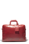 Will Leather Goods The Continental Leather Briefcase In Red