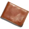 Will Leather Goods The Industrial Leather Bifold Wallet In Brown