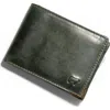Will Leather Goods The Industrial Leather Bifold Wallet In Green