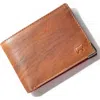 Will Leather Goods William Two Tone Bifold Wallet In Brown